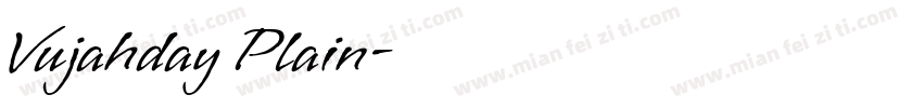 Vujahday Plain字体转换